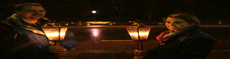 The Ecumenical Walk of Light from the University Church to St Bartholomews organised by the Dublin Council of Churches